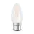 Ledvance Classic Superior LED Lamp B22d Kaars Filament Mat 3.4W 470lm - 927 Zeer Warm Wit | Beste Kleurweergave - Dimbaar - Vervangt 40W